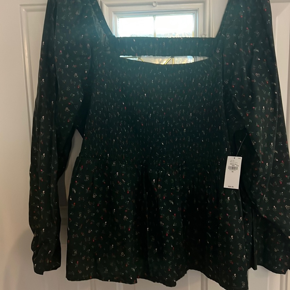 Old navy 3x smocked top